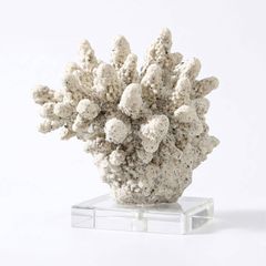 Tượng san hô decor đế pha lê 02