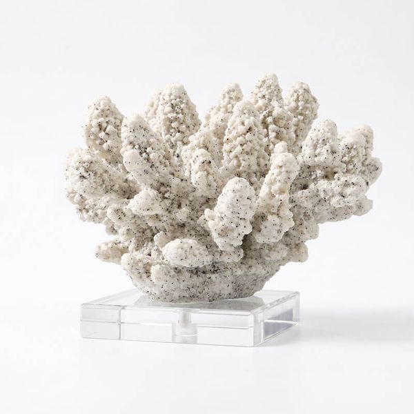 Tượng san hô decor đế pha lê 02