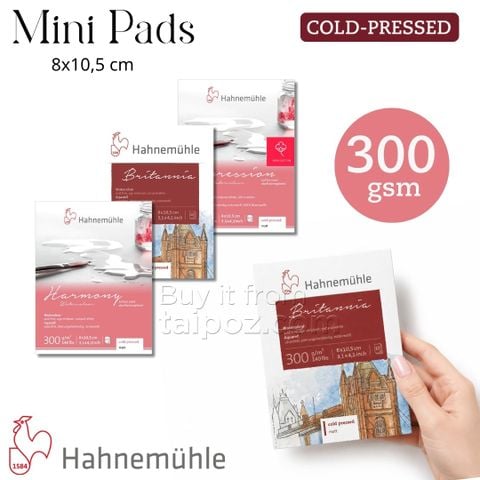 Sổ vẽ Hahnemuhle size mini 8x10,5 cm