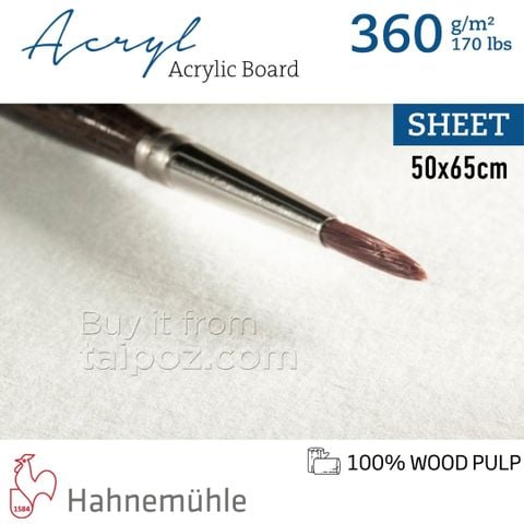 Giấy chuyên vẽ màu acrylic Hahnemuhle Acrylic Paint Board 360 gsm