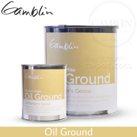 Chất phủ nền gesso sơn dầu Gamblin Oil Ground