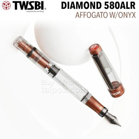 Bút máy TWSBI Diamond 580 ALR Affogato with Onyx