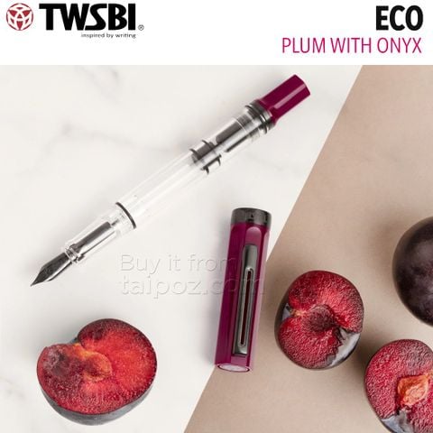 Bút máy TWSBI Eco, Plum with Onyx