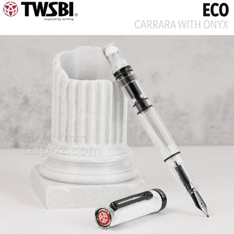 Bút máy TWSBI Eco, Carrara with Onyx