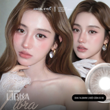  Lens 1 ngày màu có độ cận nâu giãn tròng tự nhiên LIBRA siêu ẩm nhãn hiệu Angel Eyes Hàn Quốc - Đường kính 14.0mm - Độ cận 0-10 