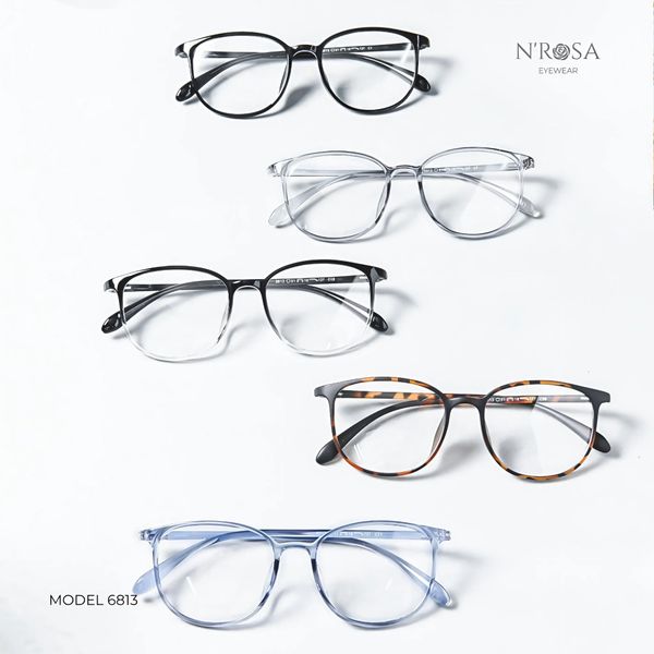  [Angel Eyes x N'ROSA] Gọng Kính Cận Nhựa Siêu Nhẹ, Dẻo Chống Gãy – Đa Dạng Form, Màu Sắc Trendy 