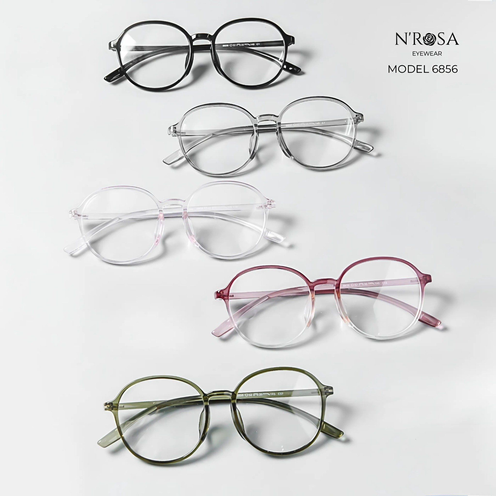  [Angel Eyes x N'ROSA] Gọng Kính Cận Nhựa Siêu Nhẹ, Dẻo Chống Gãy – Đa Dạng Form, Màu Sắc Trendy 