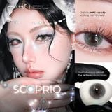  Lens xám áp tròng 1 ngày SCOPRIO - nhãn hiệu  Angel Eyes - Độ cận 0-8 - Dia 14.0mm 