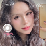  Lens 1 ngày màu có độ cận nâu giãn tròng tự nhiên LIBRA siêu ẩm nhãn hiệu Angel Eyes Hàn Quốc - Đường kính 14.0mm - Độ cận 0-10 