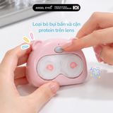  Máy rửa lens ANGEL EYES dùng pin và sạc, máy kính áp tròng sóng âm 