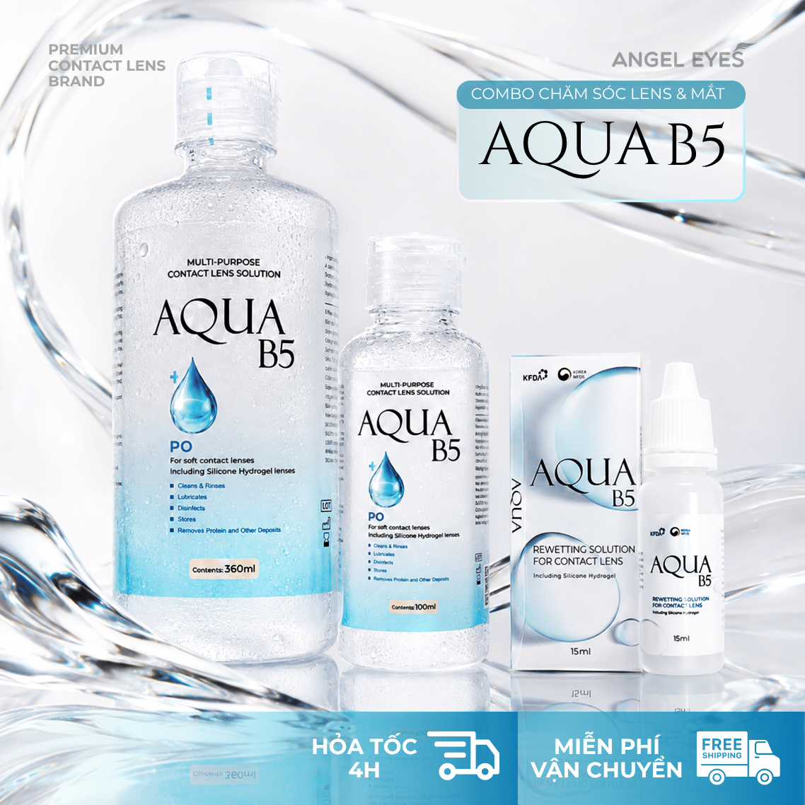 COMBO NƯỚC NGÂM & NHỎ MẮT KÍNH ÁP TRÒNG AQUA B5