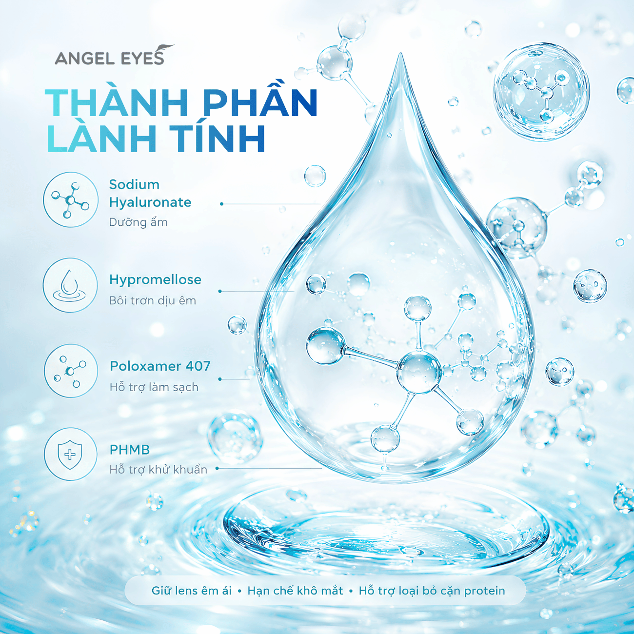  NHỎ MẮT LENS ANGEL EYES CARE 