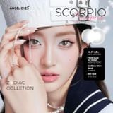  Lens xám áp tròng 1 ngày SCOPRIO - nhãn hiệu  Angel Eyes - Độ cận 0-10 - Dia 14.0mm 
