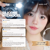  Lens trong suốt dòng cao cấp chất liệu Silicone Hydrogel Angel Eyes độ cận 1-15 
