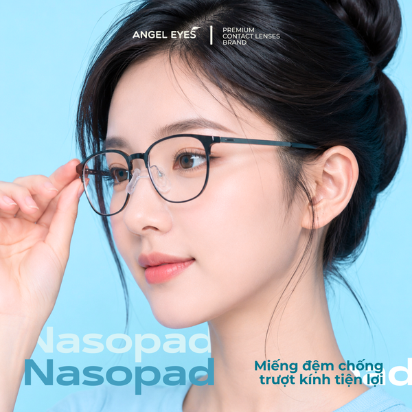  Miếng Dán Đệm Mũi Giữ Kính Chống Trượt Silicone Nasopad – Dùng Cho Kính Cận, Kính Thời Trang, Kính Không Đệm Mũi 