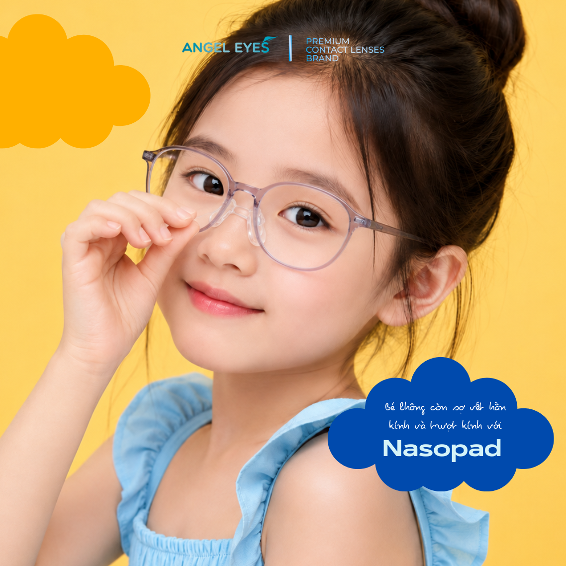  Miếng Dán Đệm Mũi Giữ Kính Chống Trượt Silicone Nasopad – Dùng Cho Kính Cận, Kính Thời Trang, Kính Không Đệm Mũi 