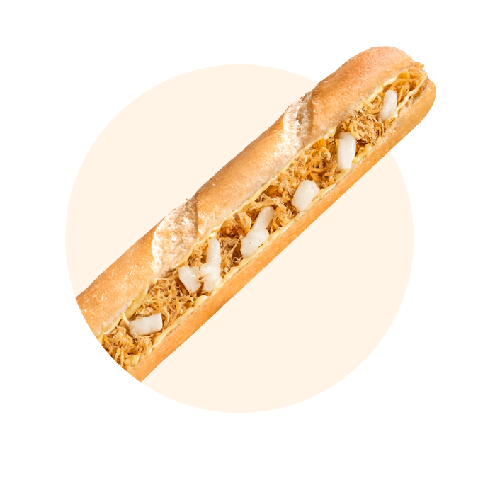 Bánh Mì Que Chà Bông Phô Mai Bơ Cay