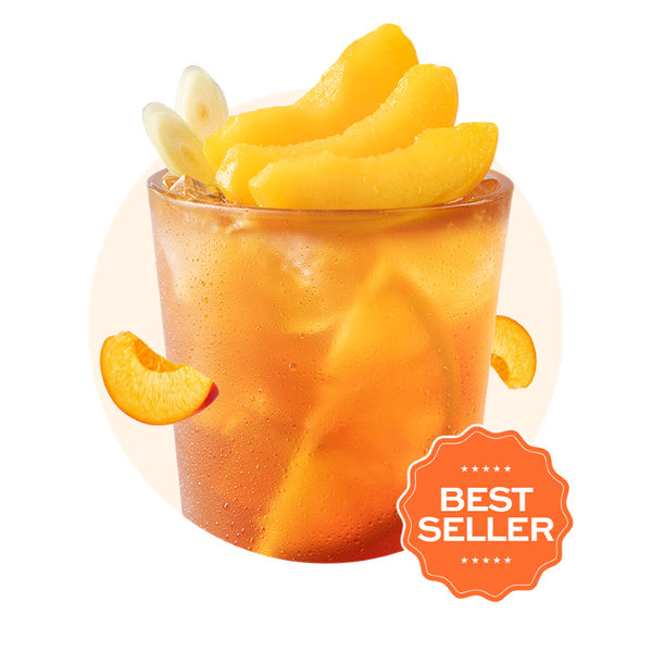 Trà Đào Cam Sả - Đá