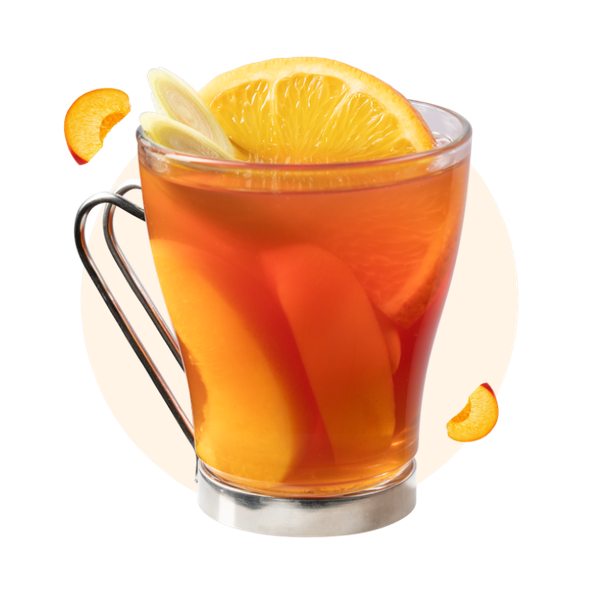 Trà Đào Cam Sả - Nóng