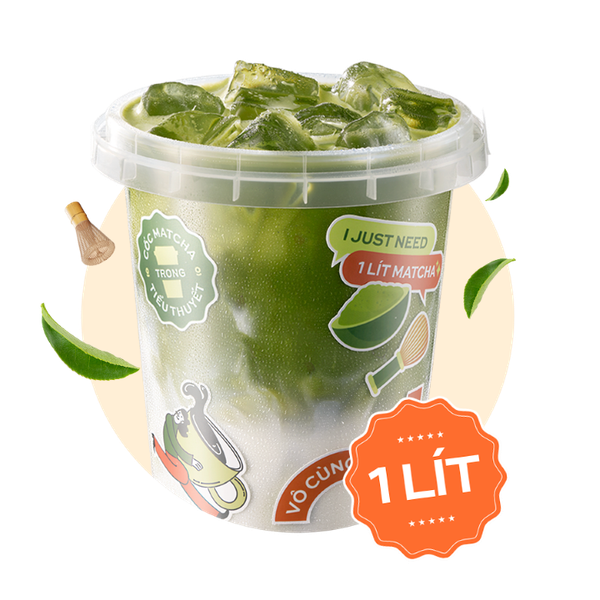 1 Lít Matcha Latte Tây Bắc Sữa Yến Mạch