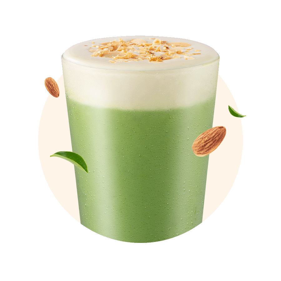 Matcha Tây Bắc Hạnh Nhân Nướng