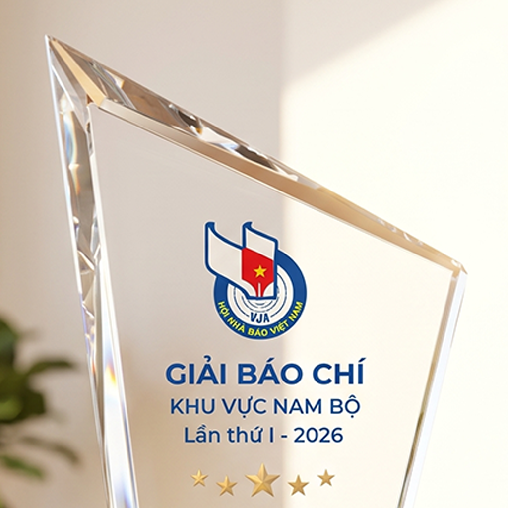 Cúp pha lê trao giải thưởng báo chí truyền thông hay những cuộc thi trong những hoạt động xã hội và doanh nghiệp
