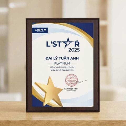 Bảng chứng nhận đại lý bán hàng chính hãng phù hợp ngành hàng đồ dùng gia đình nội thất