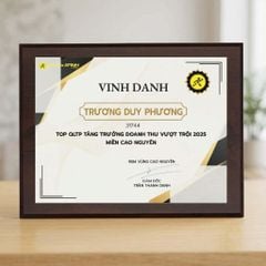 Bảng vinh danh tặng tập thể cá nhân phù hợp doanh nghiệp công nghệ, điện tử viễn thông
