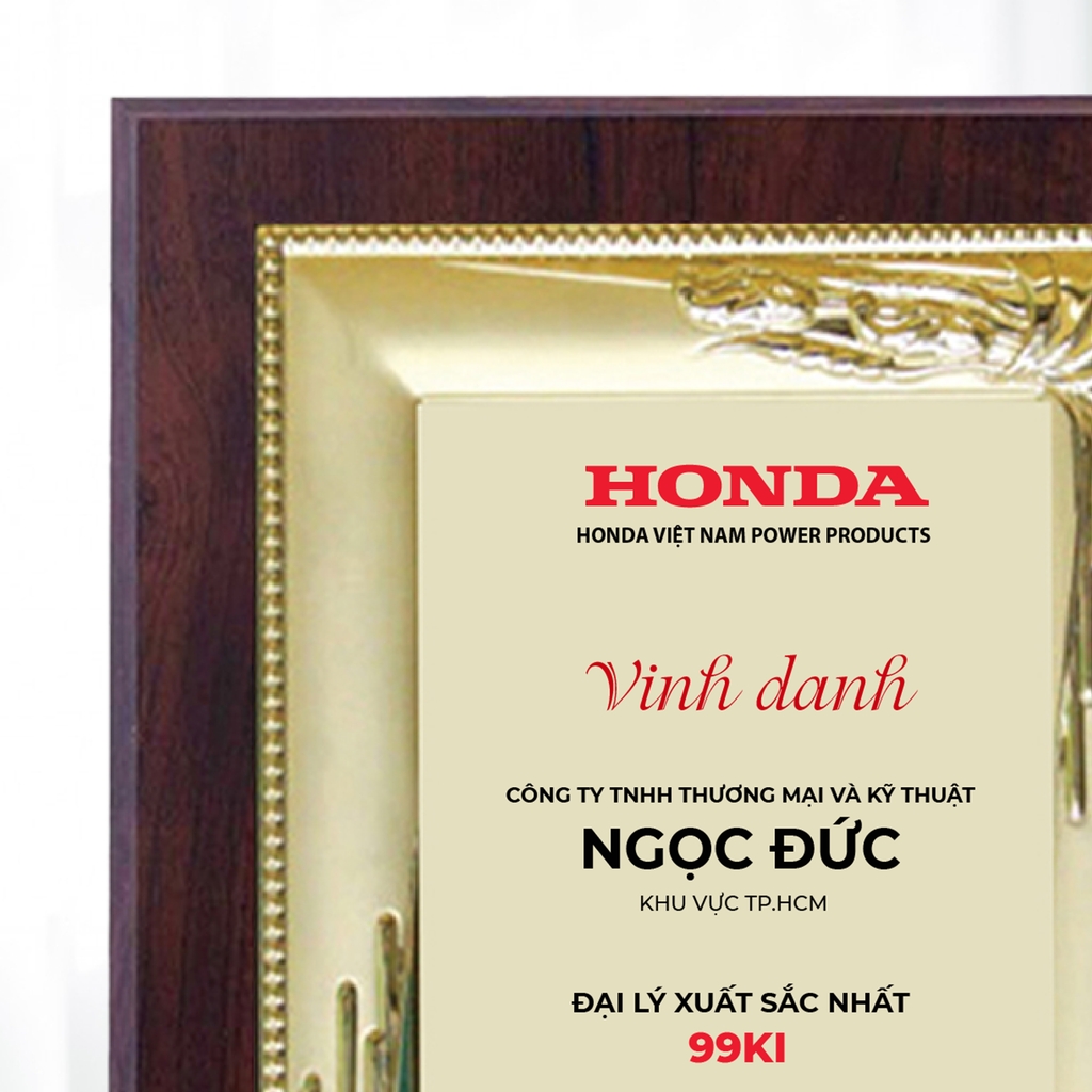 Bảng vàng chứng nhận nhà phân phối phù hợp nhiều ngành hàng cho doanh nghiệp