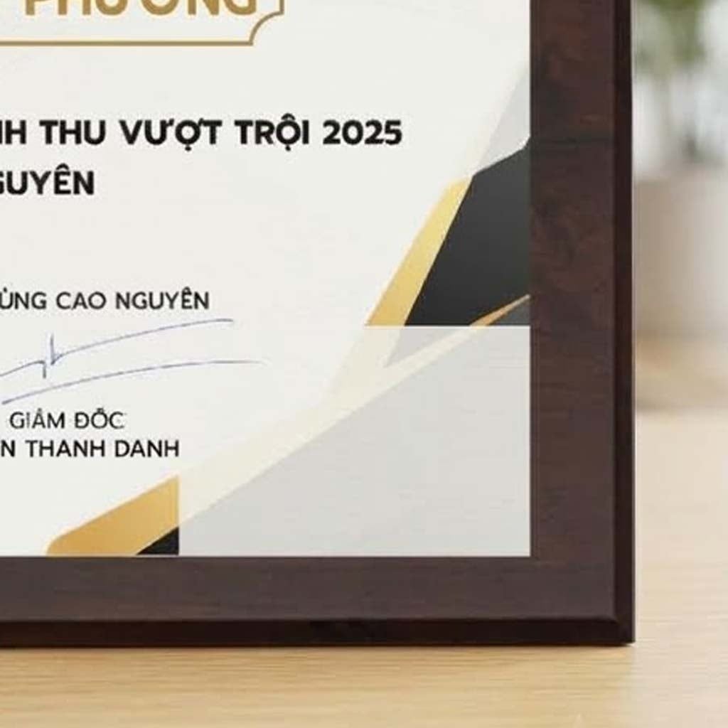 Bảng vinh danh tặng tập thể cá nhân phù hợp doanh nghiệp công nghệ, điện tử viễn thông