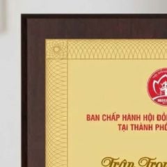 Bảng tri ân cá nhân doanh nghiệp tài trợ cho những hoạt động xã hội