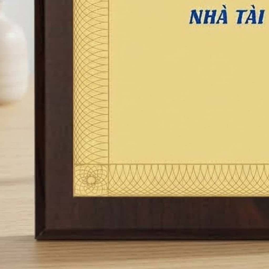 Bảng tri ân cá nhân doanh nghiệp tài trợ cho những hoạt động xã hội
