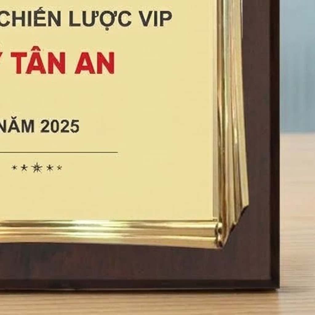 Bảng vinh danh đối tác chiếc lược trong phân phối hàng chính hãng