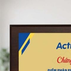 Bảng chứng nhận điểm phân phối hàng hóa chính hãng lĩnh vực hàng tiêu dùng