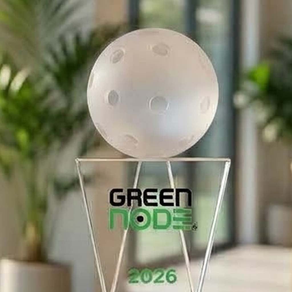 Cúp Pickleball pha lê trao giải với 3 kích thước cho giải nhất giải nhì và giải ba