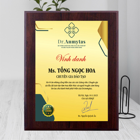 Bảng tri ân chuyên gia quản lý lãnh đạo doanh nghiệp