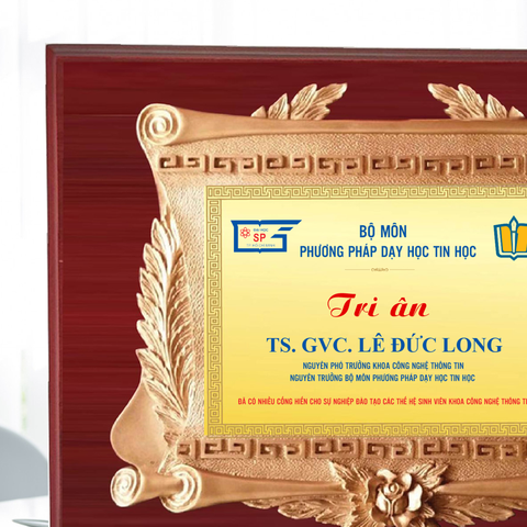 Kỷ niệm chương tri ân cho những hoạt động giáo dục giáo dục đại học