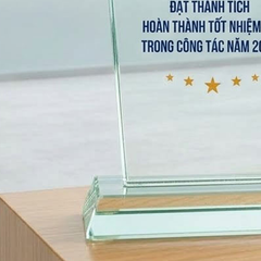 Kỷ niệm chương làm quà tặng khen thưởng vinh danh cá nhân tập thể xuất sắc của năm