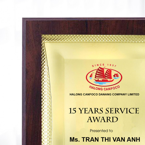 Bảng vinh danh nhân viên cá nhâm thâm lâu năm của doanh nghiệp