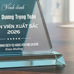 Kỷ niệm chương làm quà tặng vinh danh nhân viên xuất sắc của năm