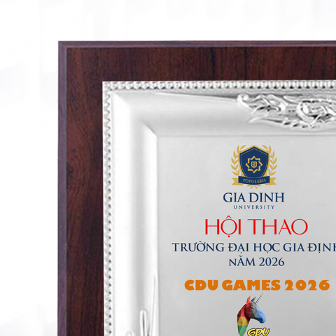 Bảng vàng tri ân vinh danh làm quà tặng lưu niệm trong hoạt động giáo dục
