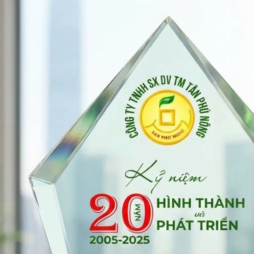 Kỷ niệm chương lưu niệm kỷ niệm 20 năm thành lập doanh nghiệp