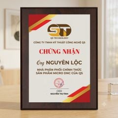 Bảng chứng nhận nhà phân phối chính thức ngành hàng điện tử viễn thông