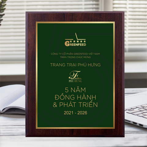Bảng vinh danh tri ân khách hàng thân thiết phù hợp doanh nghiệp ngành nông nghiệp