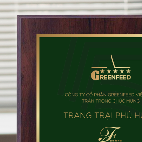 Bảng vinh danh tri ân khách hàng thân thiết phù hợp doanh nghiệp ngành nông nghiệp