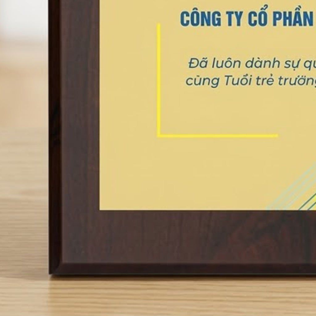 Bảng tri ân tấm lòng vàng doanh nghiệp đã đồng hành trong những hoạt động xã hội