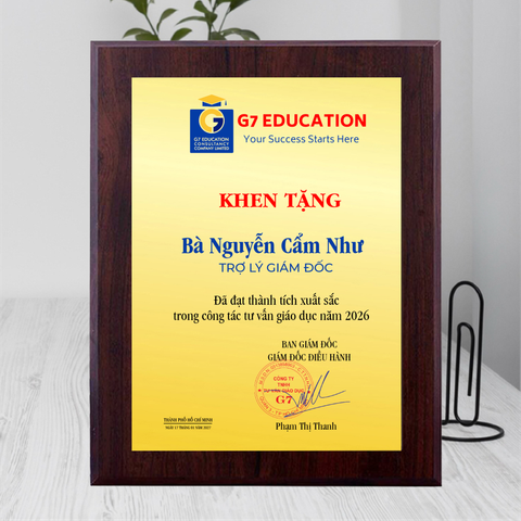 Bảng vinh danh nhân viên cống hiến phù hợp nhiều lĩnh vực khác nhau