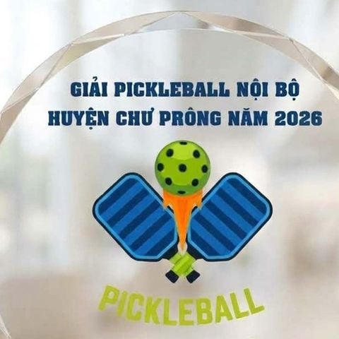 Cúp Pickleball pha lê dùng trao giải hay lưu niệm ở những giải thể thao