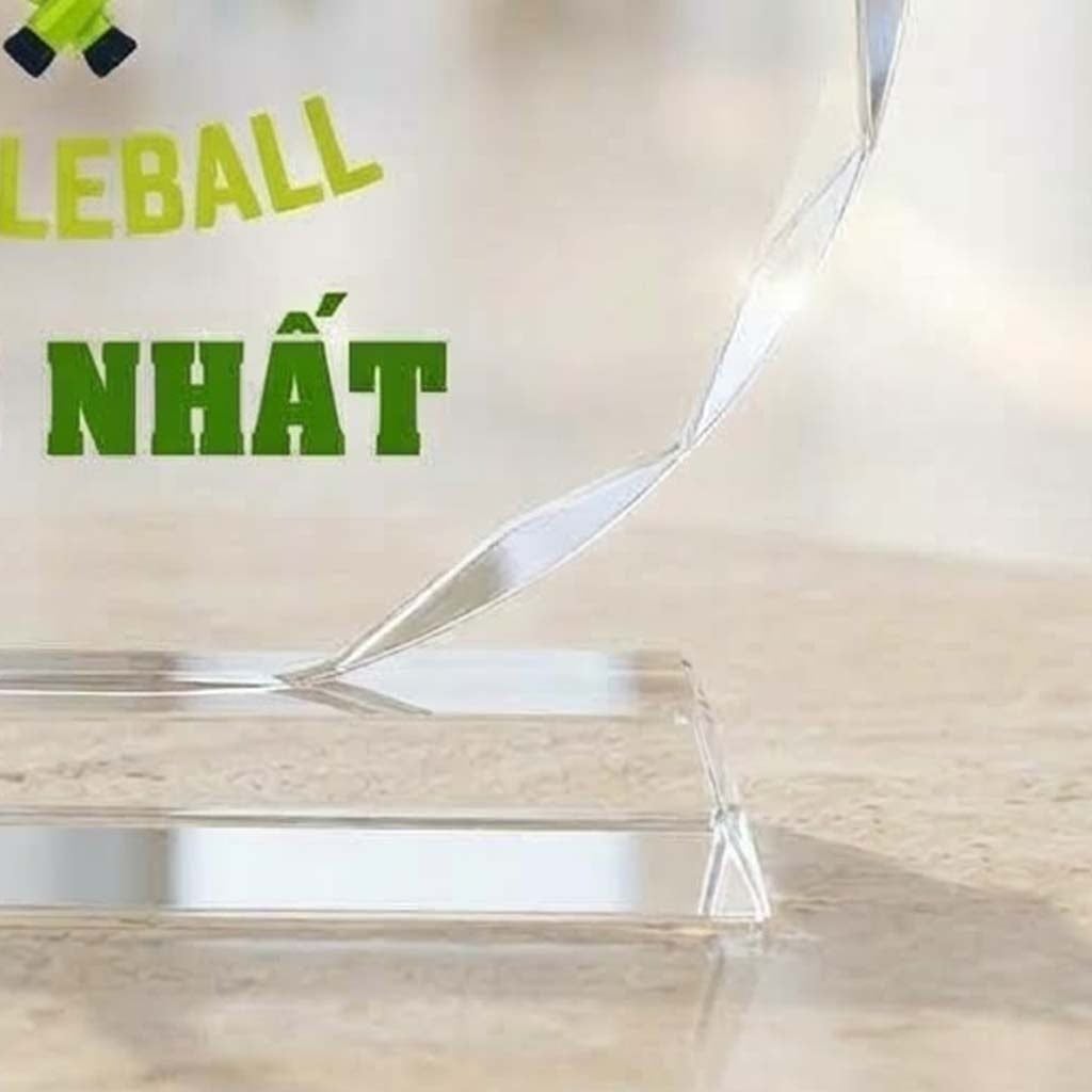 Cúp Pickleball pha lê dùng trao giải hay lưu niệm ở những giải thể thao