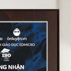 Bảng chứng nhận đối tác phân phối sản phẩm dịch vụ phần mềm giáo dục